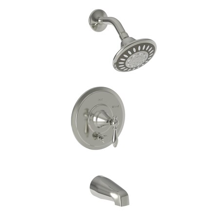 Newport Brass Tub and Shower Trim Set, Polished Nickel, Wall 3-8002BP/15